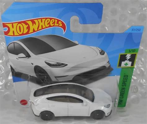 Hot Wheels Tesla Model Y White Sealed On Short Card 372023 420