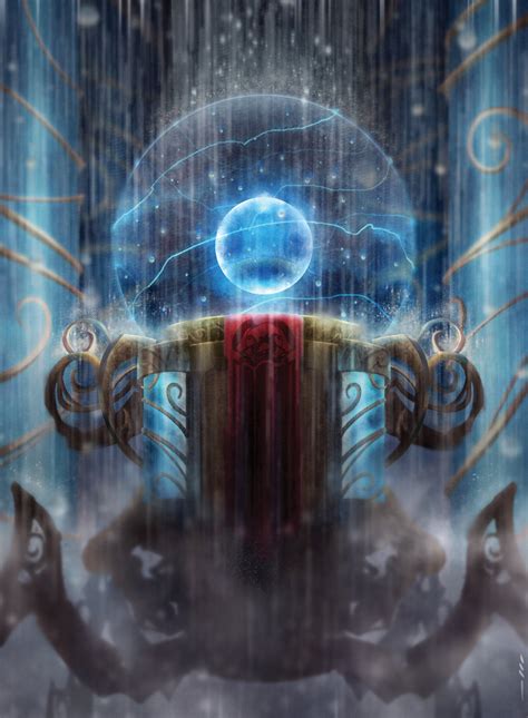 Especially, one of the celestial spheres; MtG Art: Static Orb (Kaladesh Inventions) from Kaladesh ...