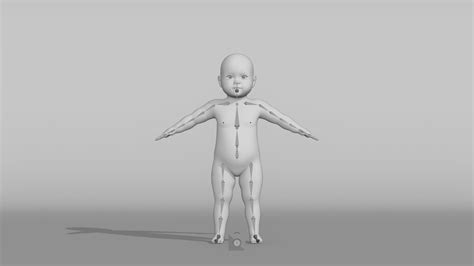 Realistic Base Characters Pack 3d Model Rigged Cgtrader