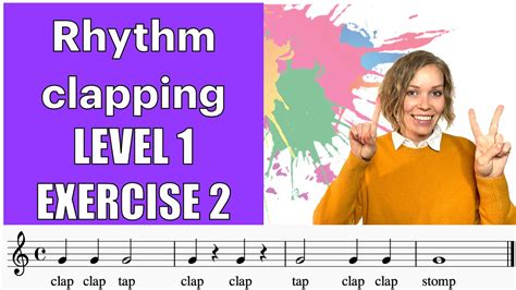 Rhythm Clapping Practice Level 1 Exercise 2 Whole Half Quarter