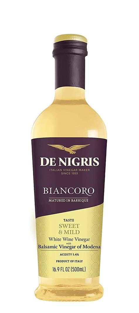 De Nigris Sweet White Wine Vinegar W Balsamic Vinegar