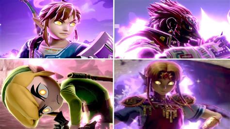All ZELDA Characters Final Smashes In Super Smash Bros Ultimate YouTube