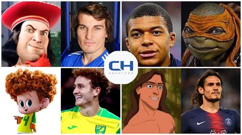 Futbolistas Que Se Parecen A Personajes De Dibujos Animados Youtube