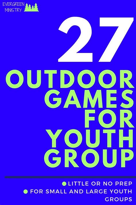 27 Awesome Outdoor Games Your Kids Will Love Playing At Youth Group