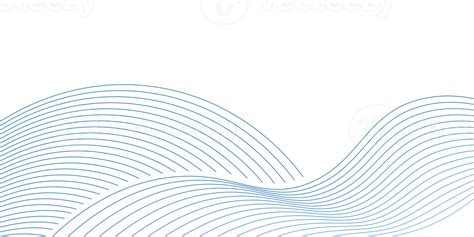 Wave Lines Smooth Flowing Dynamic Multicolor Gradient Isolated On
