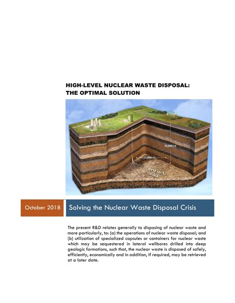 Pdf Ultra Deep Geologic Repository For High Level Nuclear Waste Disposal