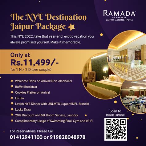 The Best Nye 2022 Jaipur Hotel Package 1n And 2d Limited Offer