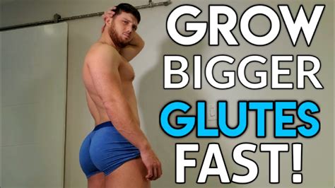 Grow Your Glutes 4 At Home Exercises To Get A Bigger Butt Fast Youtube
