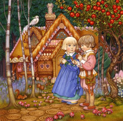 Hansel And Gretel Painting By Carol Lawson Fine Art America