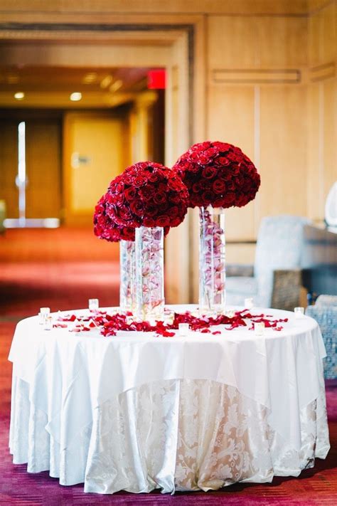 15 Romantic Red Wedding Centerpieces Ideas 19319 Centerpieces Ideas