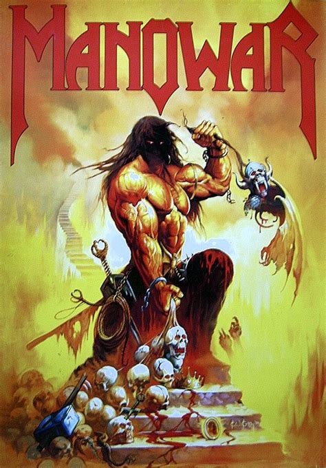 Manowar Concert And Tour Poster Sir Laws Manowar Collection Heavy
