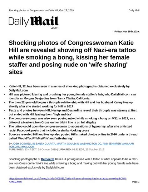PDF Shocking Photos Of Congresswoman Katie Hill Are Revealed 2019