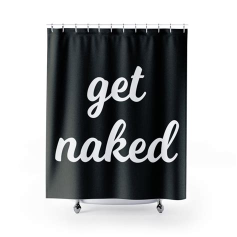 Get Naked Shower Curtain Funny Shower Curtain Etsy Ireland