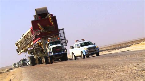 T93 Rig Move Khazzan Field Rigs Drilling Rig Transportation