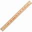 Wood Ruler English And Metric Scales 12  Custom Rulers
