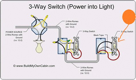 How To Wire Three Way Switches Diagrams How To Wire Three Way Light