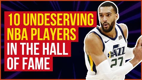 10 Undeserving NBA Players In The Hall Of Fame YouTube