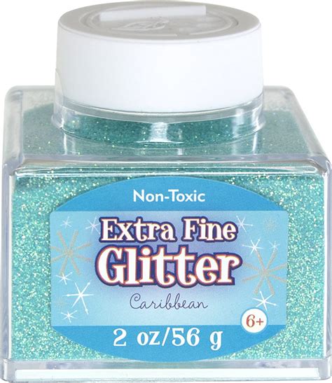 Sulyn Extra Fine Caribbean Glitter Stacker Jar 2 Ounces Non Toxic