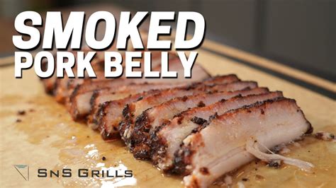 Smoked Pork Belly How To Smoke Pork Belly On A Kettle Grill YouTube