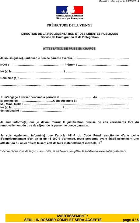 Exemple Attestation De Prise En Charge Etudiant Le Me Vrogue Co