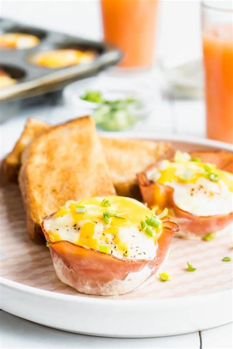 Baked Ham And Cheese Egg Cups The Delicious Spoon