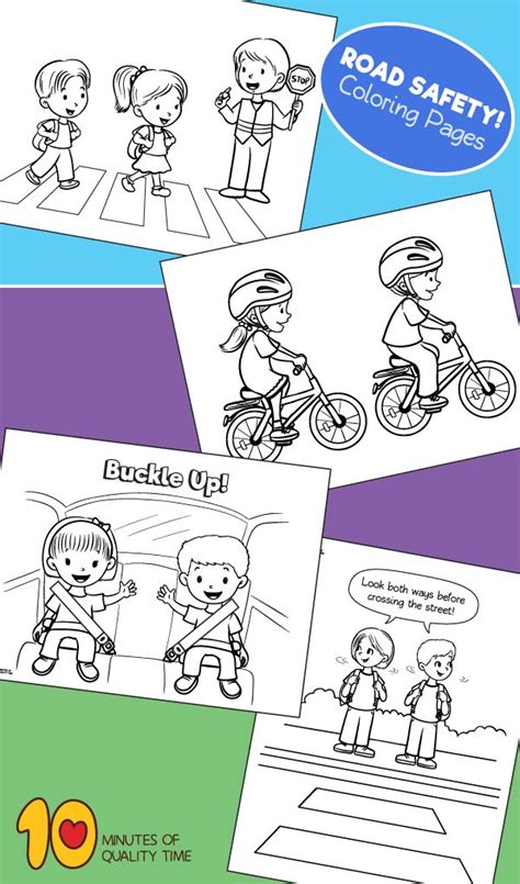 road safety coloring pages road safety safety crafts kids safety crafts