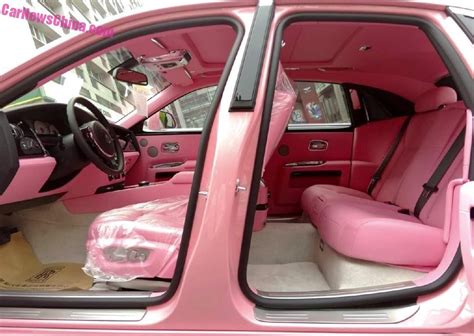 All Pink Rolls Royce Ghost Drops Jaws In China Gtspirit