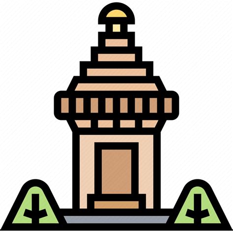 Phnom Penh Cambodia Norodom Statue Icon Download On Iconfinder