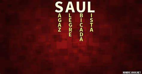 Qué Significa Saul