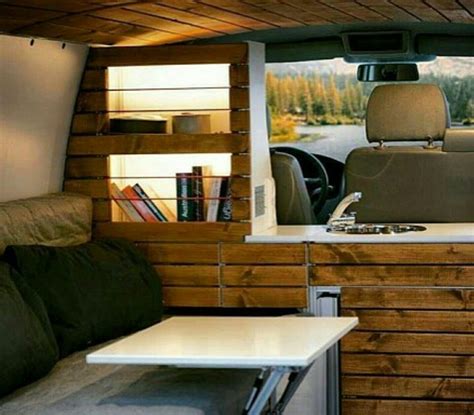 They will not only make your camping experience a great one but will also help you cut down on unnecessary expenses. Badass DIY Camper Van Inspiration 47 - decoratoo