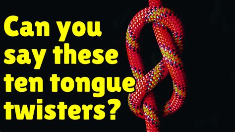 Can You Say These 10 Tongue Twisters In English Espresso English