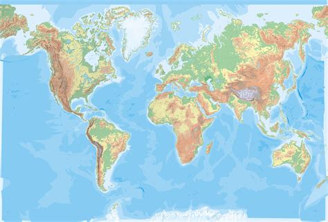 Mapa Do Mundo Completo Para Imprimir