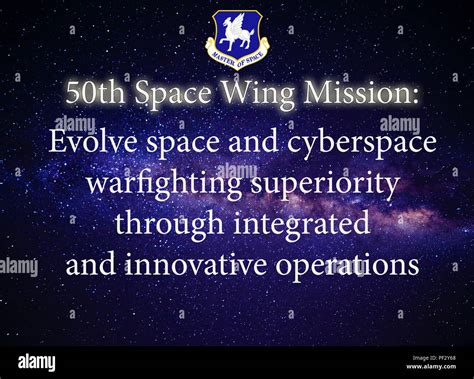 50th Space Wing Mission Stock Photo Alamy