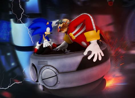 Sonic Vs Eggman Showdown Eggman Week Finale By Nibroc Rock On Deviantart