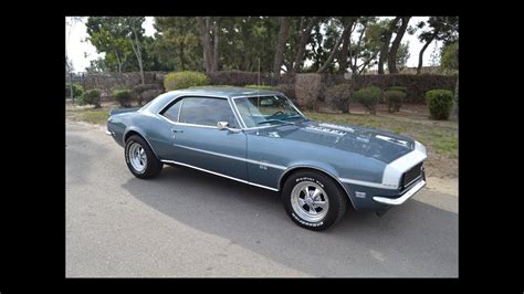 Sold 1968 Chevrolet Camaro Rsss 396 Coupe In Teal Blue For Sale By