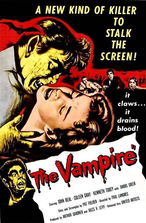 The Vampire John Beal Coleen Gray 1957 Movie Poster Masterprint 11 X