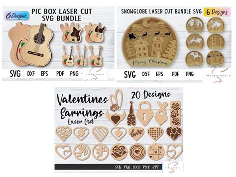 Laser Cut Mega Bundle Svg Cnc Fichiers Gravure Svg Glowforge Etsy France