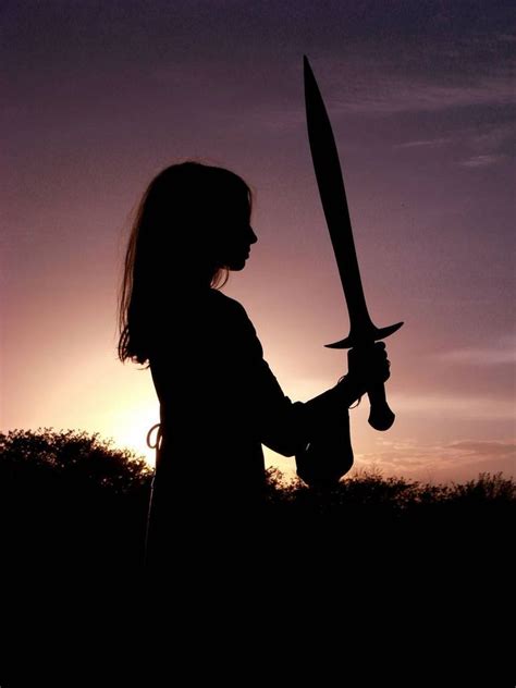 Girl With A Sword 2 By Theskyrainsblood On Deviantart In 2020 Sword