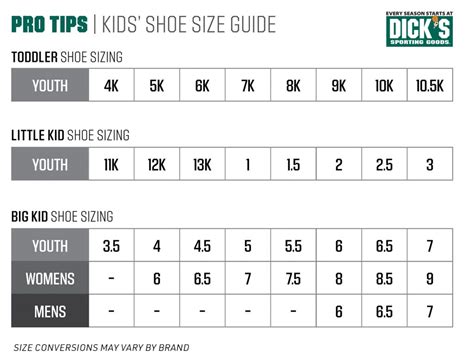 Big Kid Nike Size Chart Lamartinieregirlscollegelko Com