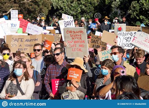 womenâ€™s rights protest in san francisco ca after scotus leak editorial photo image of crowd