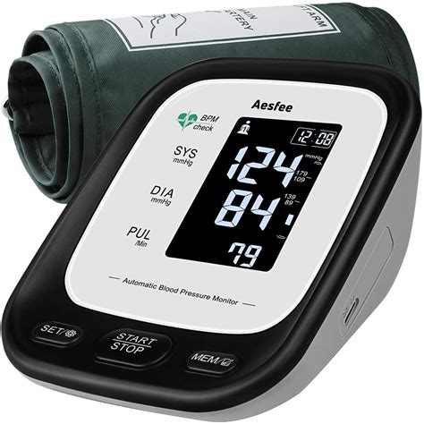 Upper Arm Blood Pressure Monitor Usb Rechargeable Accurate Automatic