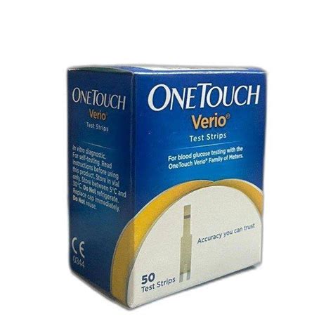 One Touch Verio 50 Test Strips At Rs 900box One Touch Glucose Test