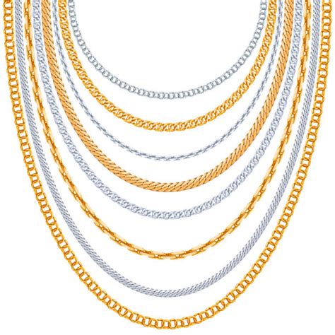 Gold Chain Clip Art Vector Images And Illustrations Istock