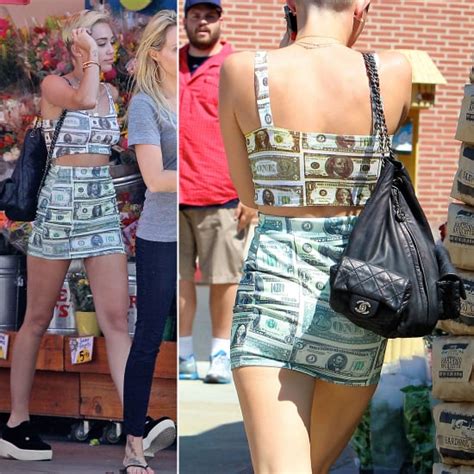 Miley Cyrus Money Dress Popsugar Fashion