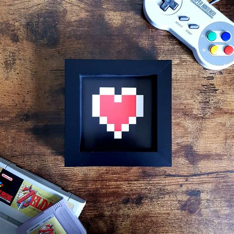The Legend Of Zelda Heart Containers Build Your Own Life Etsy