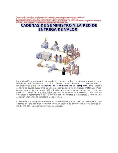 Docx Lectura Del Foro Canales De Distribuci N Y Administraci N