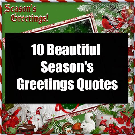 10 Beautiful Seasons Greetings Quotes