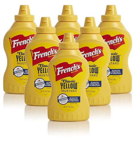 Frenchs Mustard Classic Yellow 140 Oz 6 Pack
