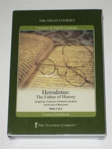 Herodotus The Father Of History Parts 1 And 2 Dvdsbook Great Courses
