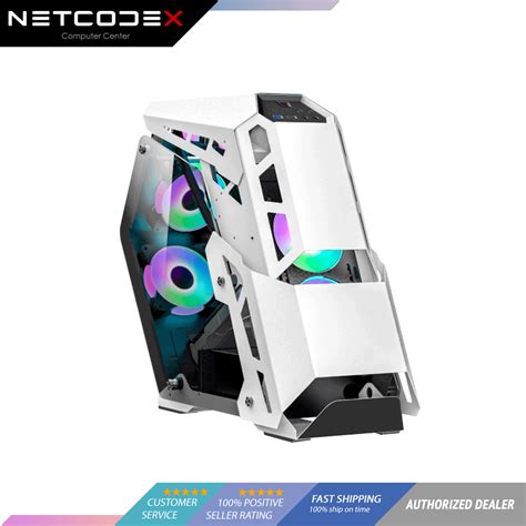 Buy Inplay Thunder 03 Micro Atx Case Robot Design White Netcodexph